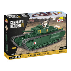 Cobi 3046 Britský tank Churchill Mk III  - Company of Heroes. 