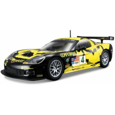 Bburago 1:24 Race Chevrolet Corvette C6R Yellow/Black