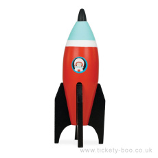 Le Toy Van barevná raketa 1 ks červená