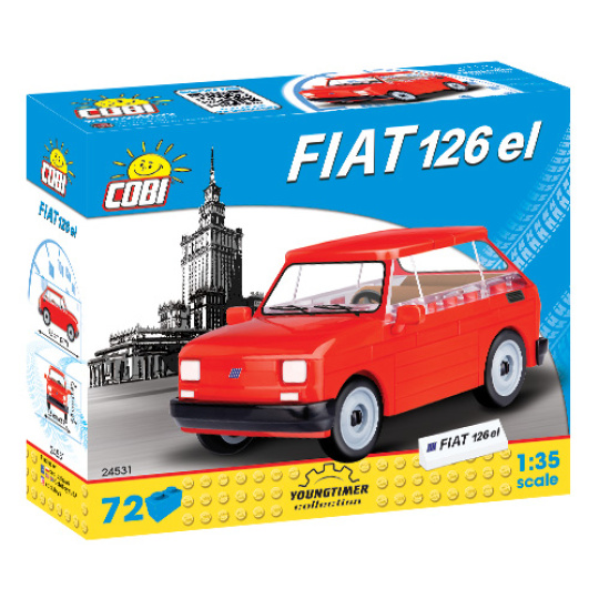 Cobi 24531 Youngtimer Fiat 126p EL, 1 : 35, 72 k