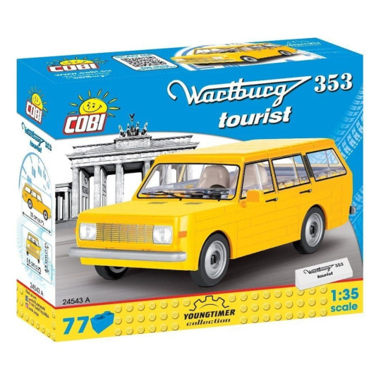 Cobi 24543A Youngtimer -  Wartburg 353 Tourist, 1:35, 77 k