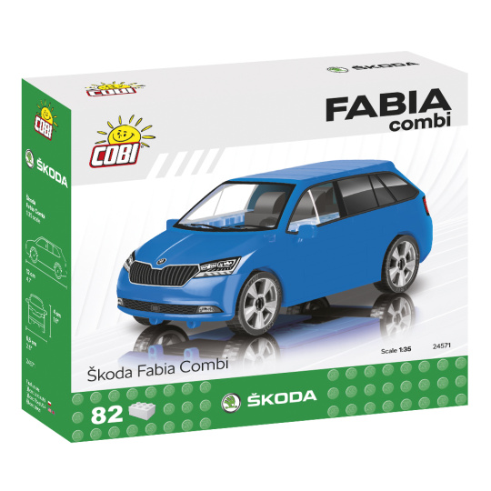 Cobi 24571 Škoda Fabia Combi 2019, 1 : 35, 82 k