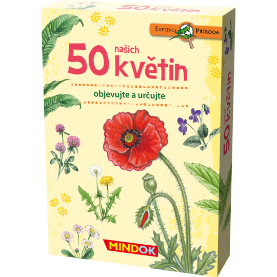 Mindok Expedice příroda: 50 květin