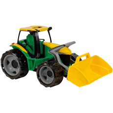 Lena Traktor s lyžicou, zeleno-žltý, 69 cm