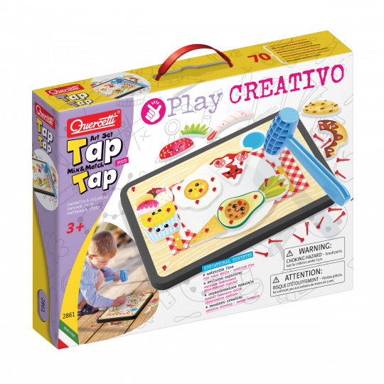 Quercetti 02861 Play Creativo Tap Tap - Food