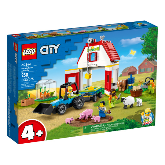LEGO City 60346 Stodola a zvířátka z farmy