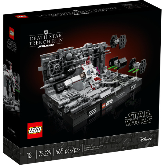 LEGO Star Wars 75329 Útok na Hvězdu smrti diorama