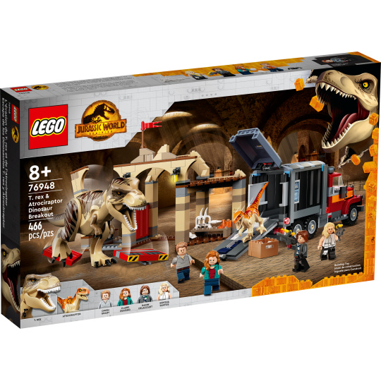 LEGO Jurassic World 76948 Útěk T rexe a atrociraptora