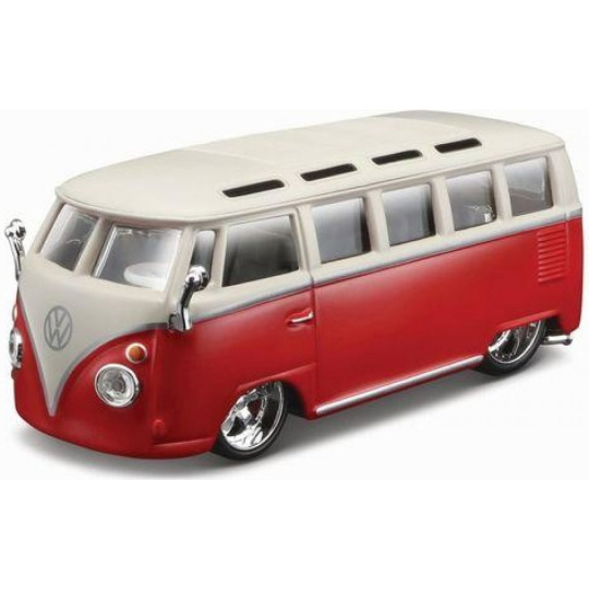 Bburago 1:32 Plus Volkswagen Van Samba Red