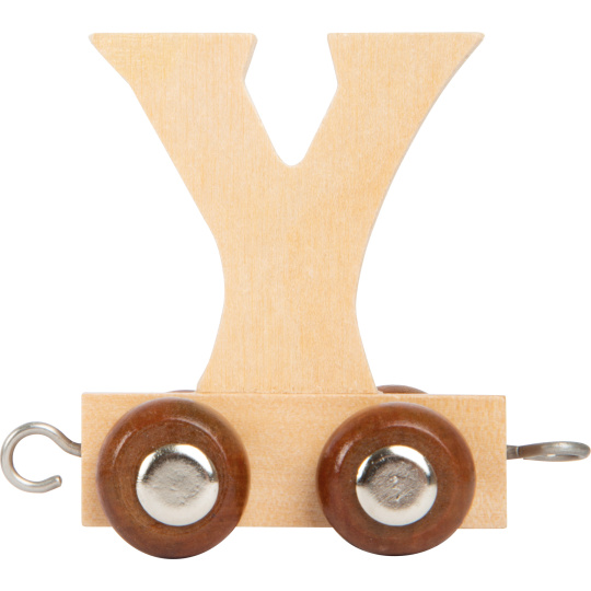 Dřevěný vláček vláčkodráhy abeceda písmeno  Y